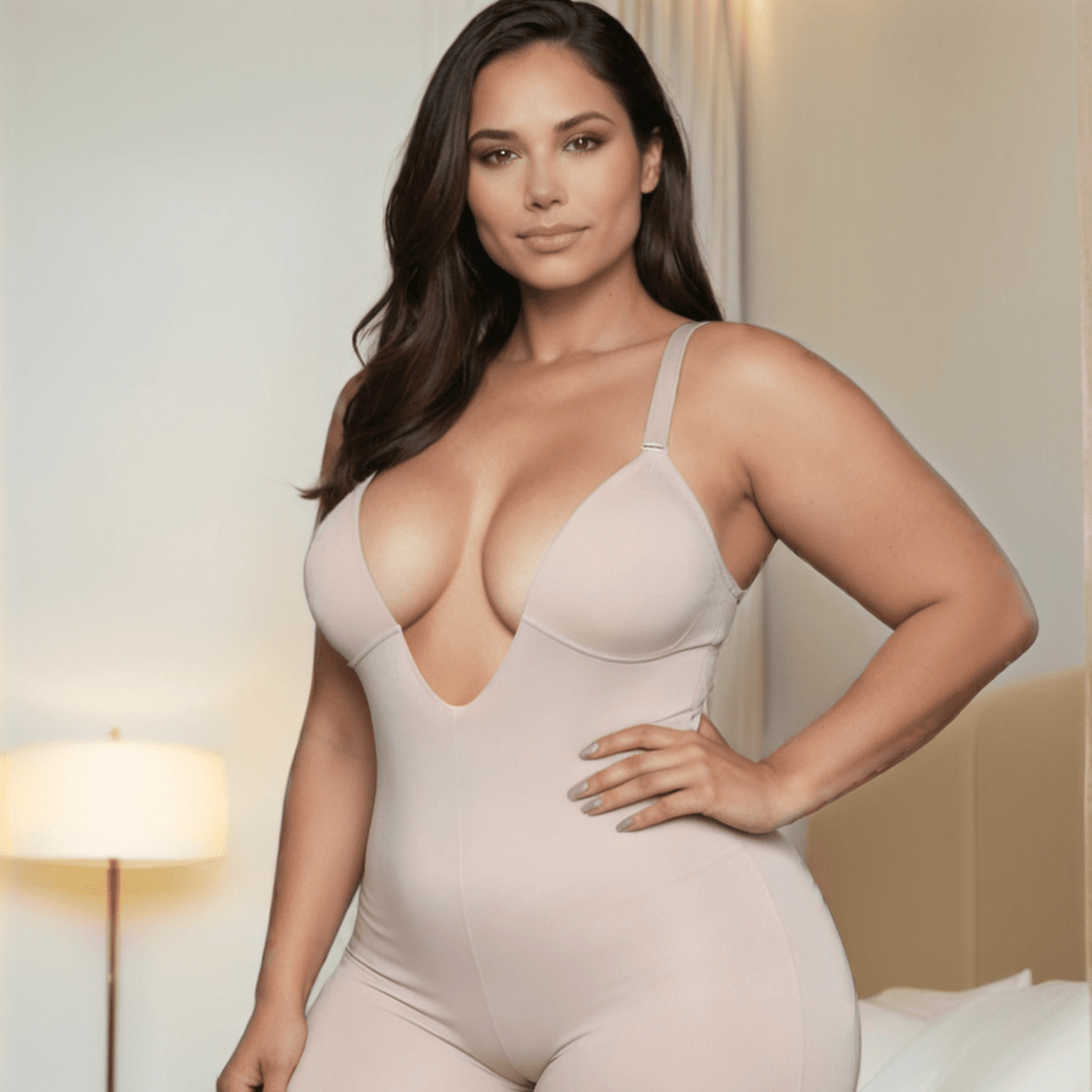 The Bombshell Bodysuit - CurvLuxe